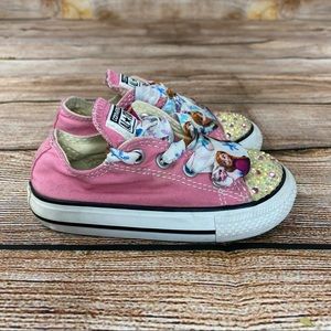 Converse Disney Frozen Elsa Shoes  Infant Size 6 Athletic Shoes - Worn Twice